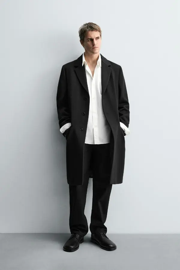 Black Long Coat Men