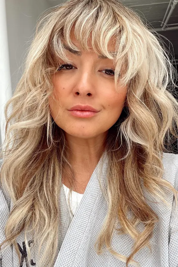 Blonde Hair With Bangs