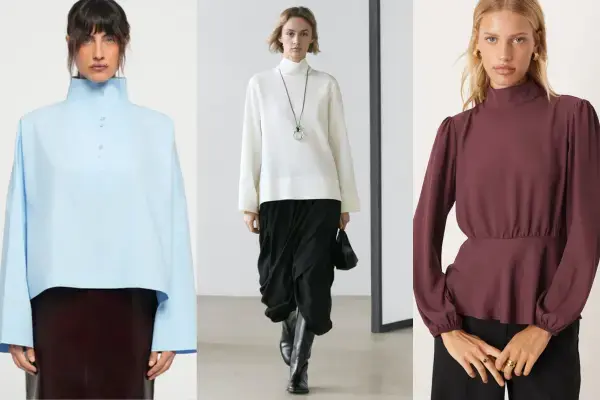 High Neck Blouse Ideas