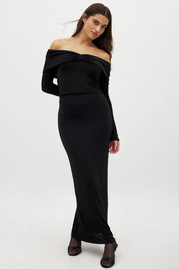 Off Shoulder Dress Long Sleeve