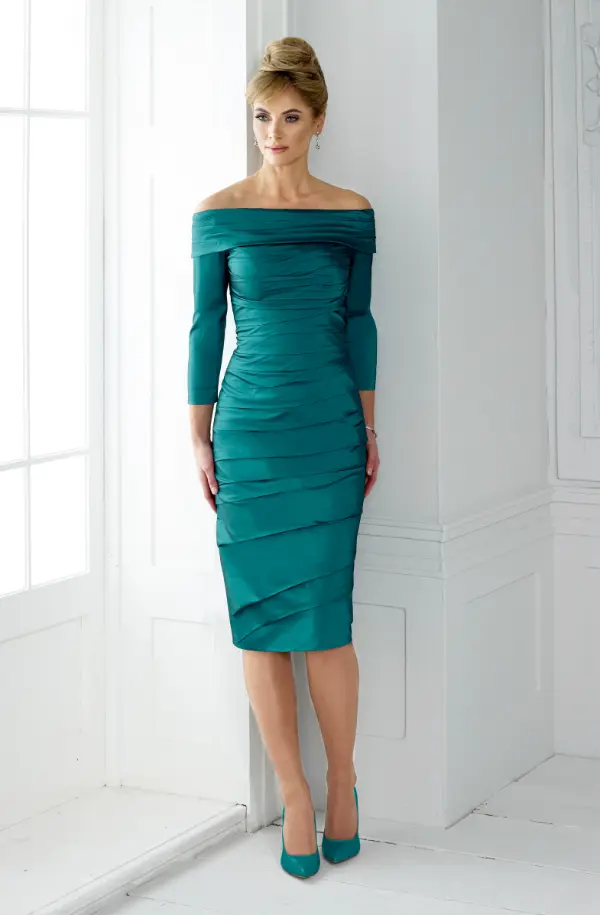 Off Shoulder Dresses With Sleeves