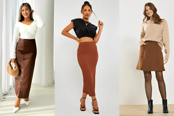 Styling Brown Skirts