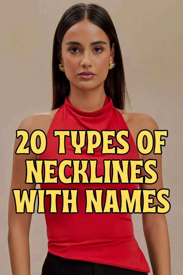 20 Types of Necklines With Names (Illustration)