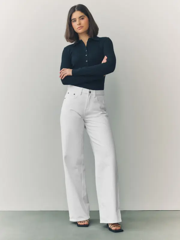 What to Wear With White Jeans