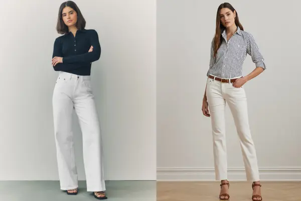 What to Wear With White Jeans Women