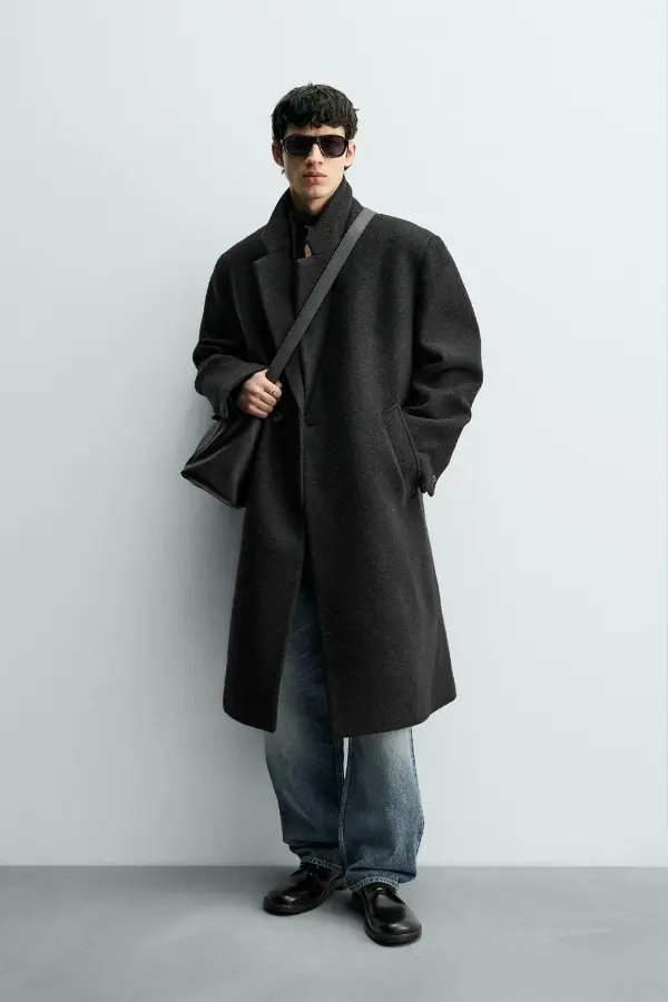 Winter Long Coat Men