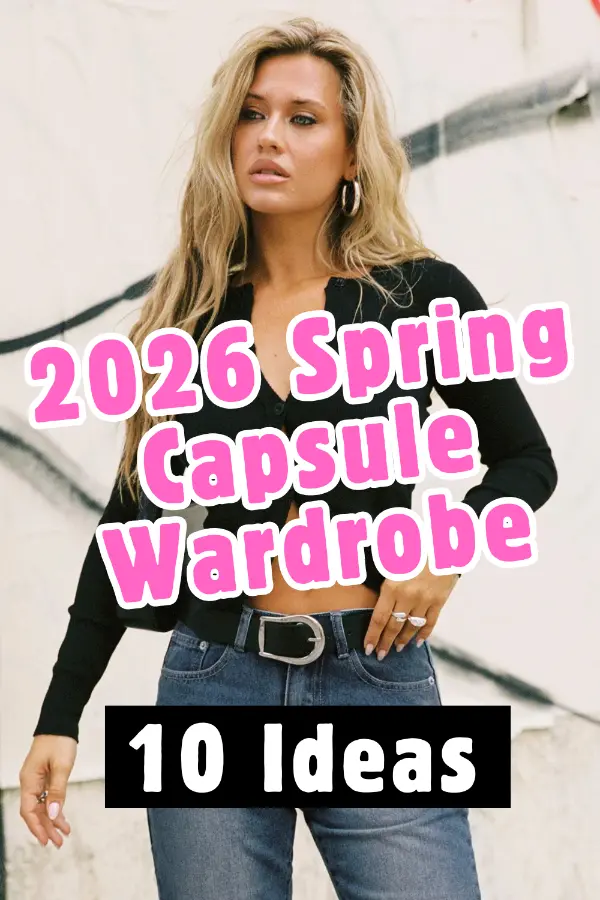 10 Easy Cute Spring Capsule Wardrobe Ideas For 2026