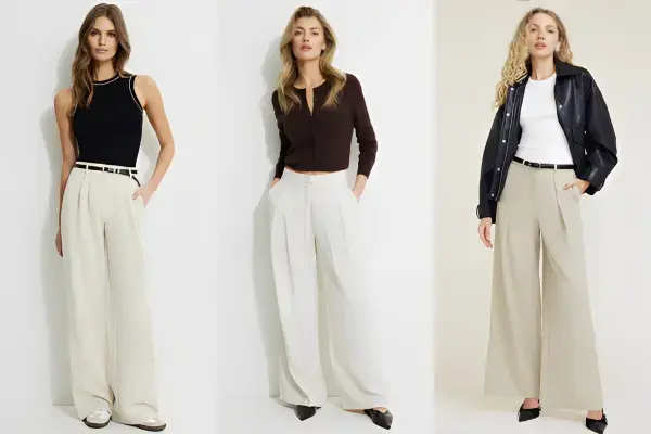 Casual Wide Leg Pants Outfits