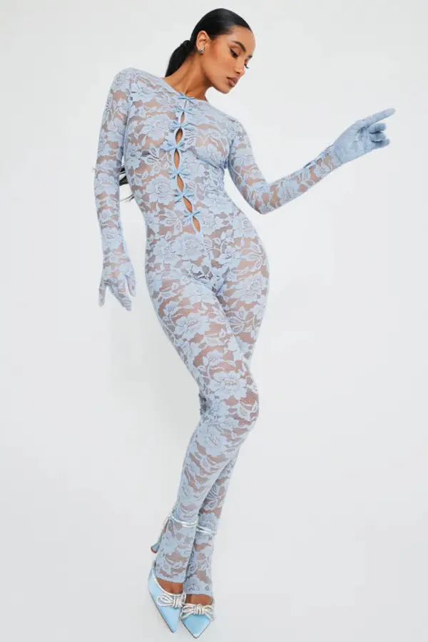 Sheer Catsuit Outfit