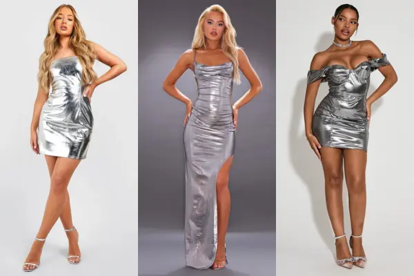 Silver Metallic Dress Ideas