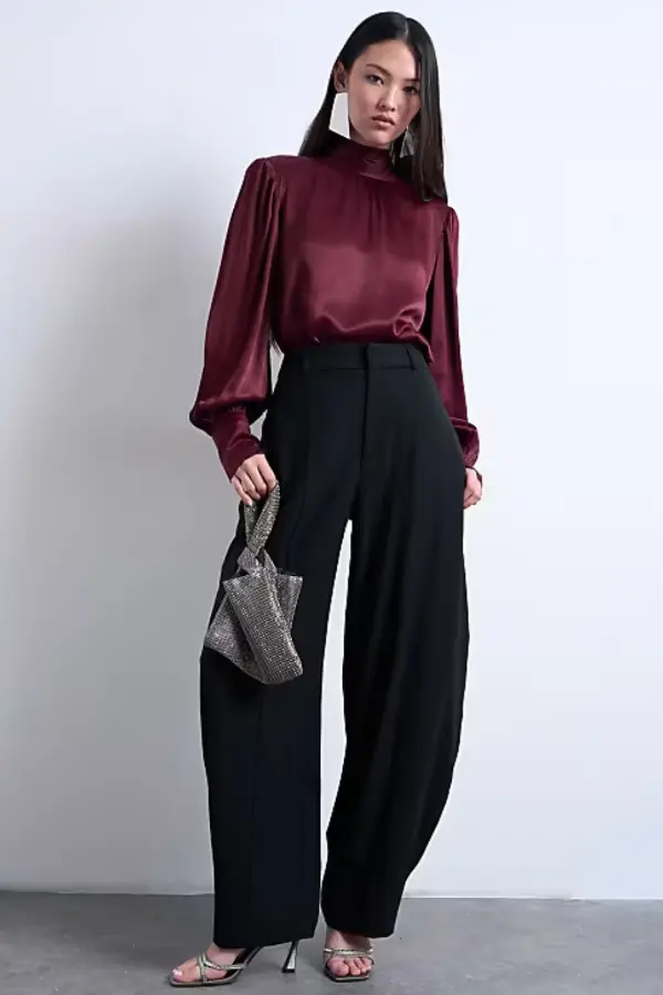 How to Style Satin Blouse