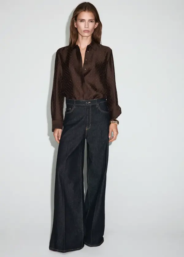 Satin Shirt Outfit Classy