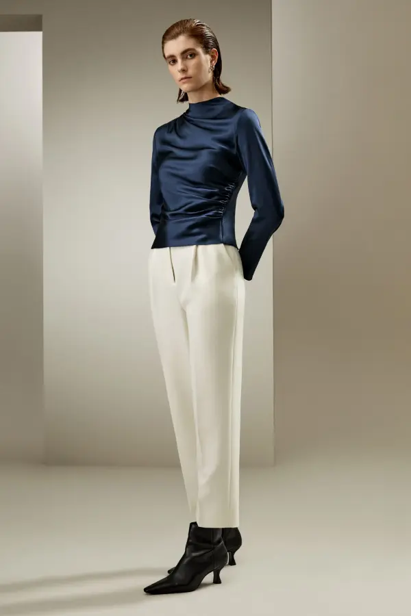 Silk Blouse Outfit Classy