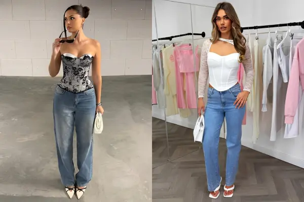 Corset and Jeans Outfit Ideas