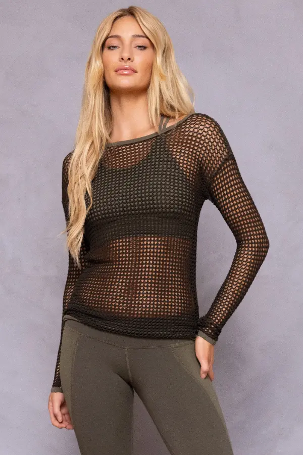Crochet Mesh Top