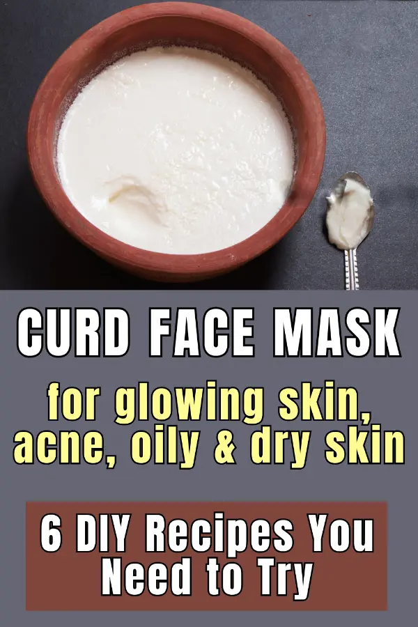 Curd Face Mask For Glowing Skin, Acne, Oily Skin, Dry Skin