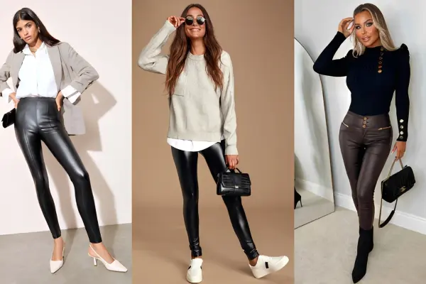 Faux Leather Leggings Outfits