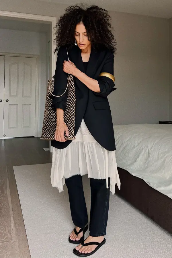 Pants Under Skirt Outfit