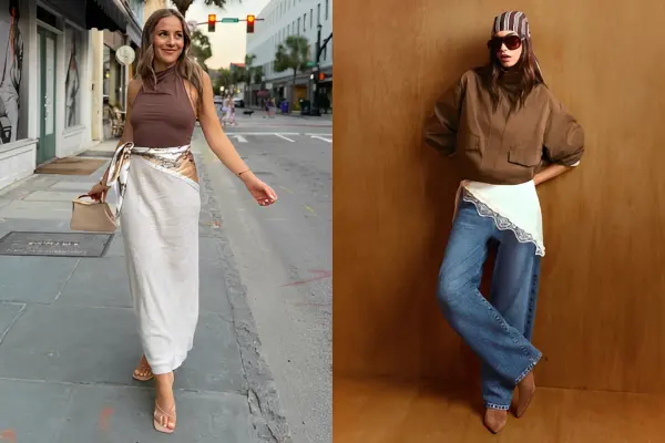 Scarf Around Waist Ideas