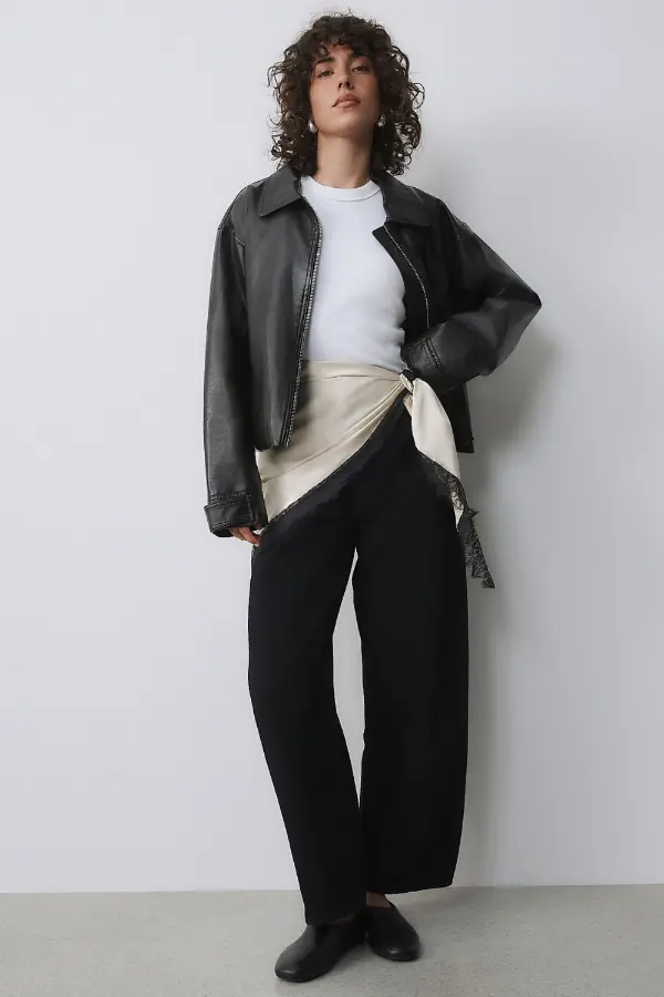 Scarf Tied Around Waist