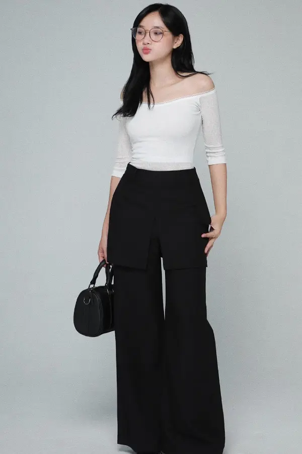 Skirt and Trousers Outfit