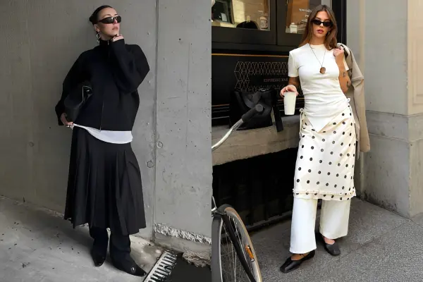 Skirt Over Pants Ideas