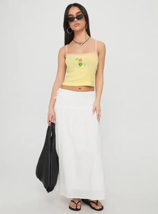White Maxi Skirt 