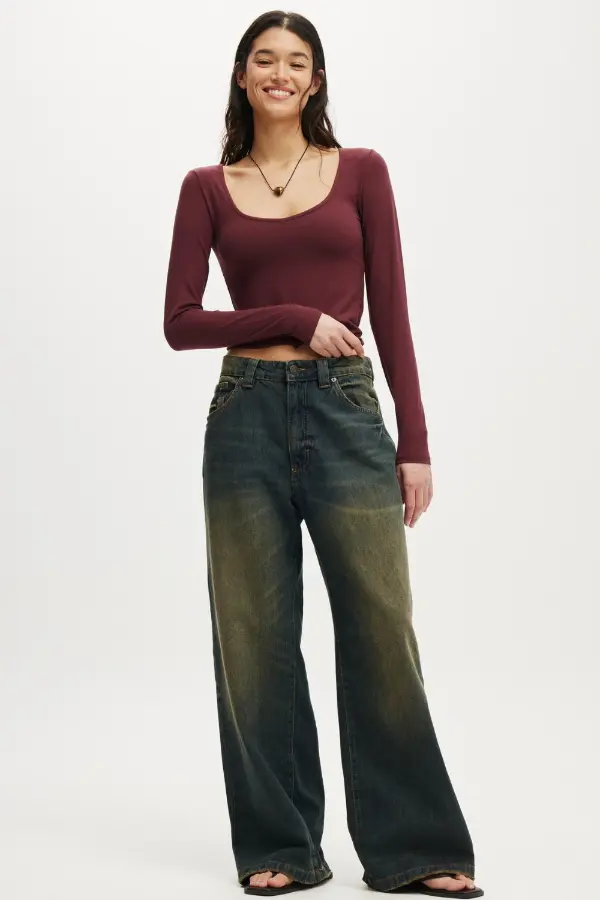Tops For Baggy Jeans Women