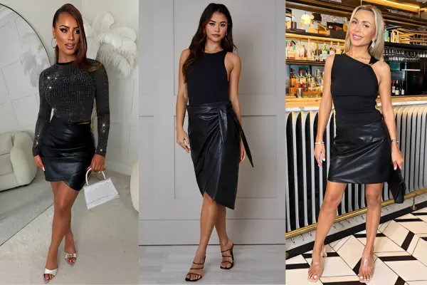 How To Style Black Leather Skirts