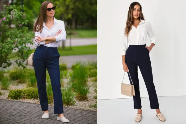 Navy Blue Pants Women