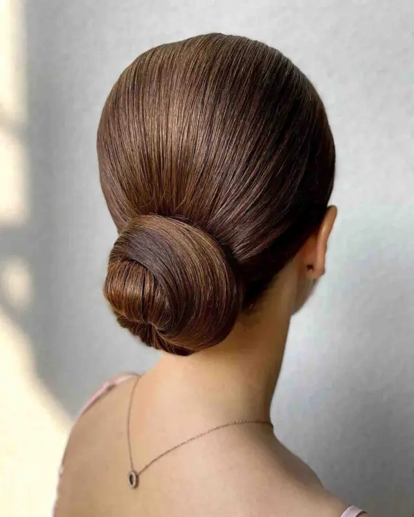 Straight Hair Updo