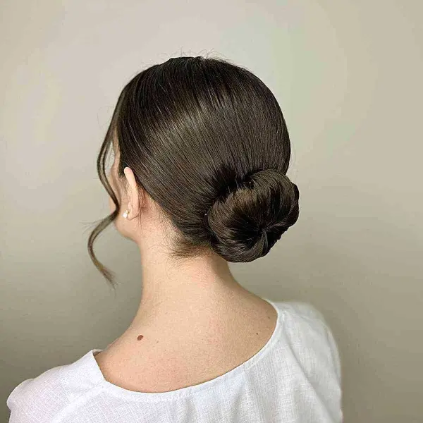 Straight Hair Updo