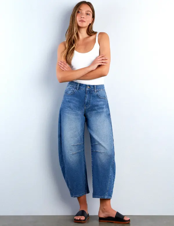 Tops To Wear With Barrel Jeans