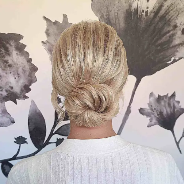 Updo With Straight Hair