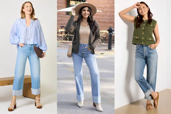 Cuffed Jeans Outfits