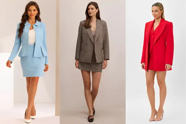 Mini Skirt Suit Outfits