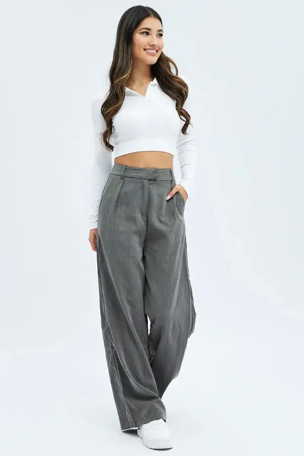 What Tops To Wear With Wide Leg Pants